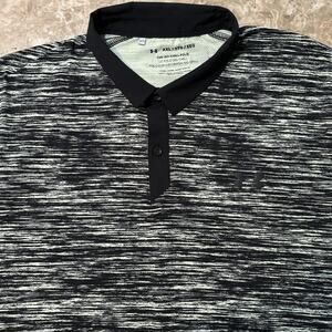 Under Armour Polo Shirt Mens 2XL Green The Iso Chill Stretch Golf Performance